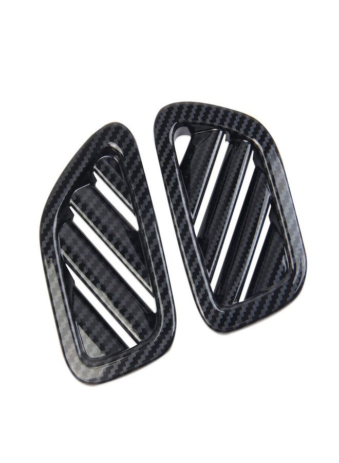 Fewshaw Carbon Fiber Air Vent AC Outlet Cover Trim Above Dashboard Accessories for 2021-2024 Chevy Tahoe Suburban for 2021-2024 GMC Yukon - Image 3